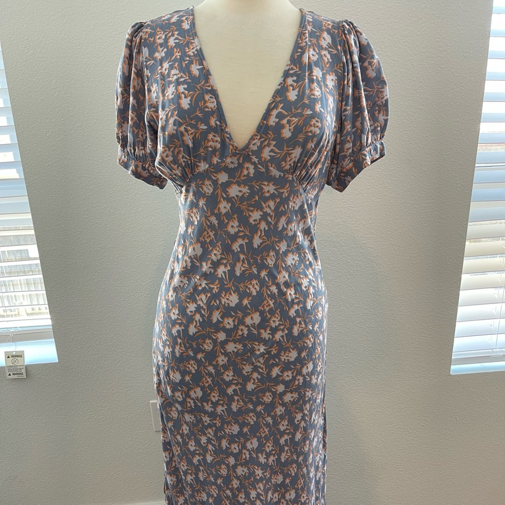 Free People Jen's Pirate Booty Daisy Printed Midi Dress